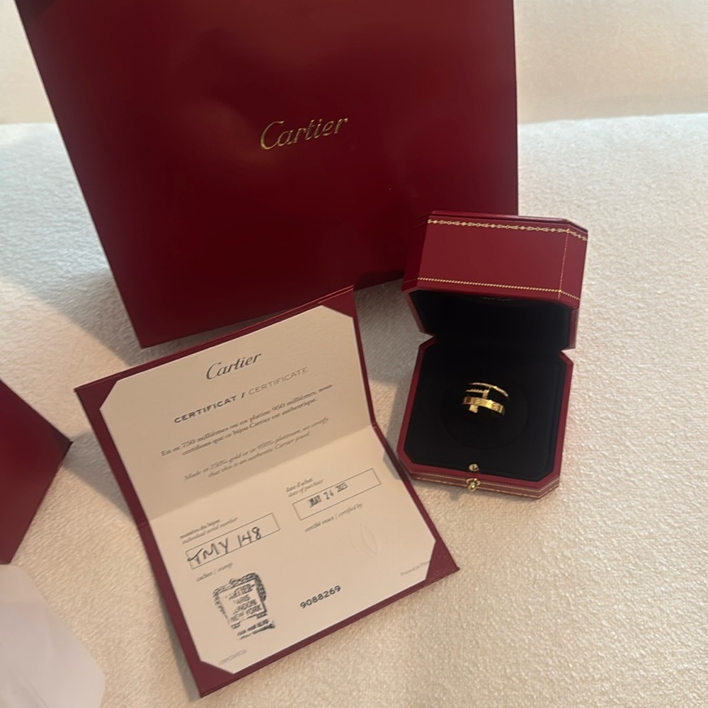 Cartier Love Ring and Just Unclou Small